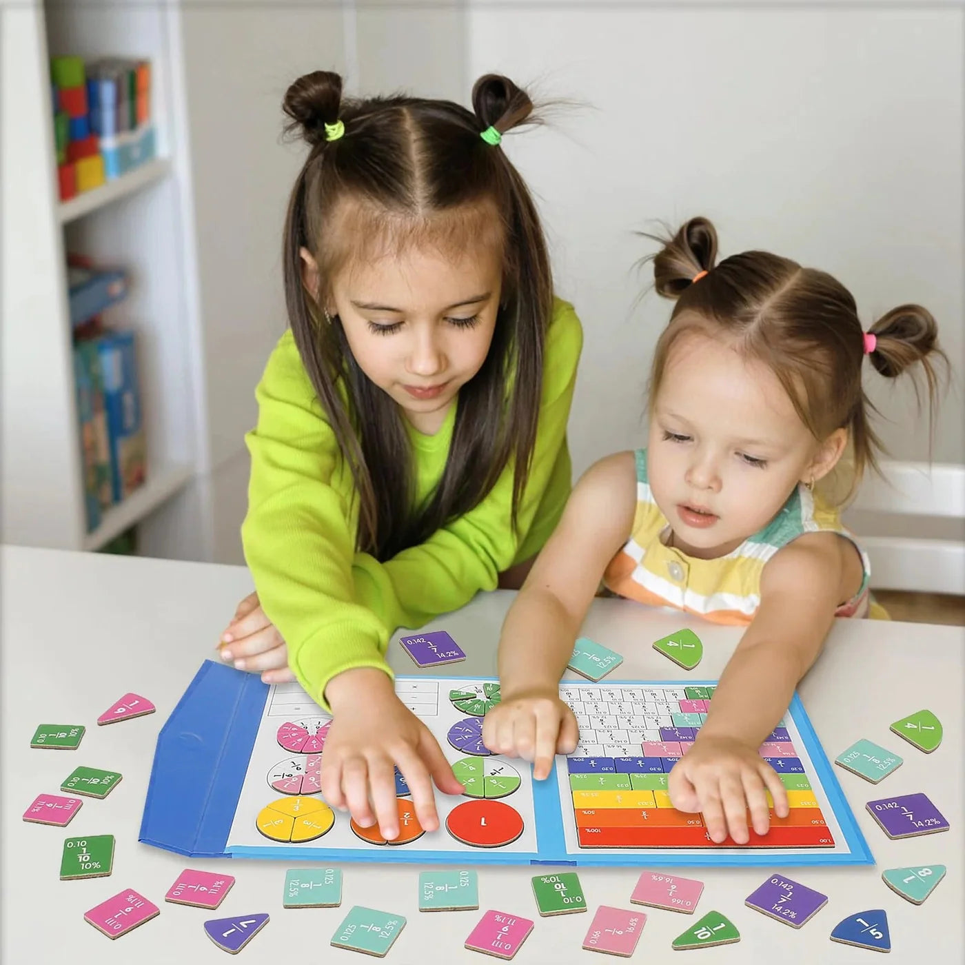 Montessori Magnetic Fraction Set