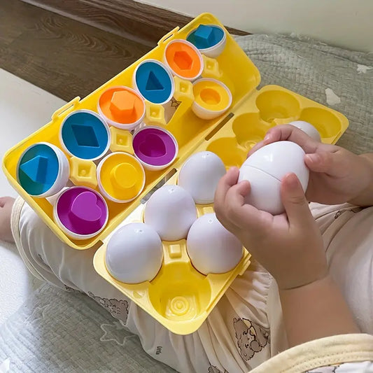 Montessori Smart Eggs – Logic & Hand-Eye Coordination Puzzle Toy