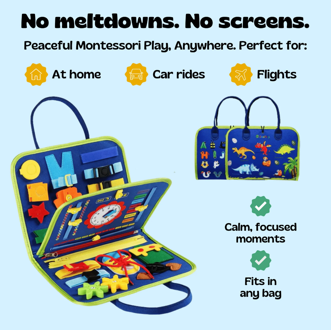Tobby Montessori Busy Board