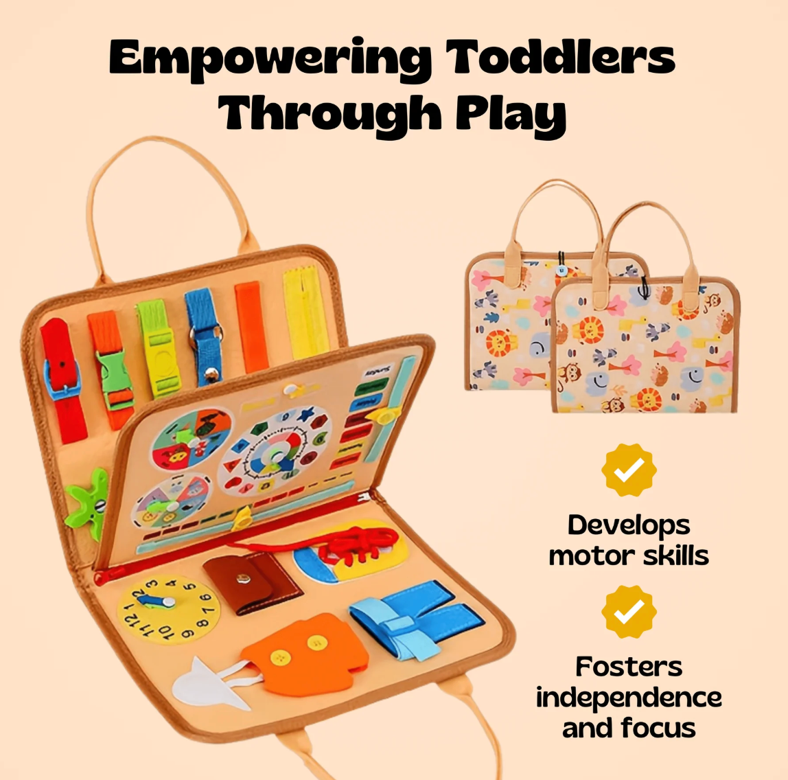 Tobby Montessori Busy Board