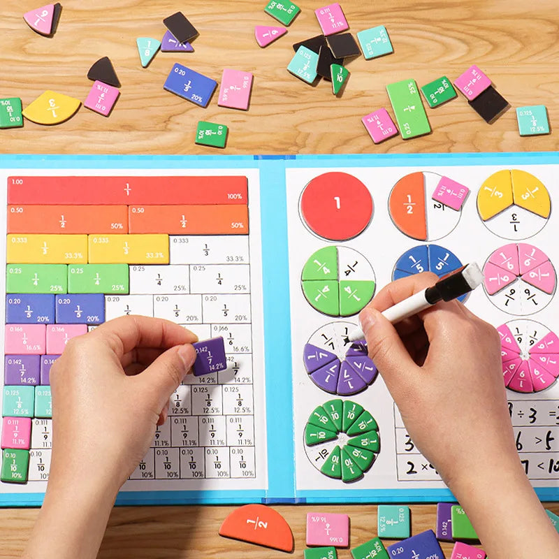 Montessori Magnetic Fraction Set