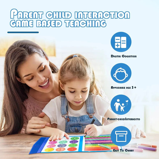 Montessori Magnetic Fraction Set – Learn Math Concepts Through Play