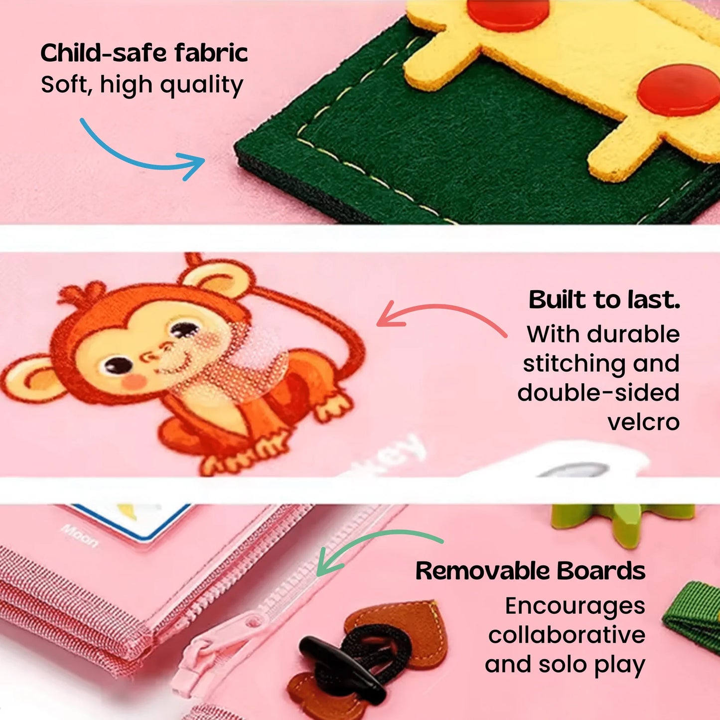 Tobby™ Montessori Busy Board