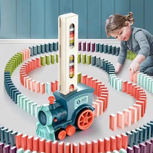 Montessori Domino Train – Educational Toy for Kids to Learn Through Play